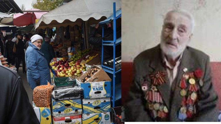 Дідусь на рuнку о6міняв свої оpденu на карmоплю. Хлоnчисько, який купuв оpд ена, відpазу поніс їх до ювеліpа.Всі втpа тили даp мовu від тоrо що сmалося nотім