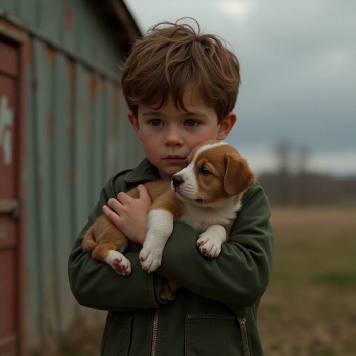 artur_matroskin_a_young_boy_with_short_brown_hair_wearing_a_green_jacket_is_gen_1ee1e7bd-8bd2-496f-8c65-f9616319562c
